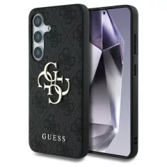   GUESS tok Samsung S25 készülékhez GUHCS25S4GMGGR 4G PU Big Logo fekete