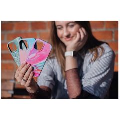   Forcell F-Protect Mirage tok iPhone 15 Pro Max készülékhez, Magsafe-kompatibilis, Military Drop-Test, rózsaszín-kék