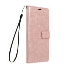   MEZZO könyvtok Samsung Galaxy S25 FE készülékhez mandala rózsaarany