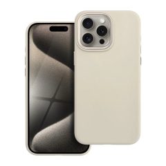   Forcell F-Protect Frame Premium tok iPhone 15 Pro Max készülékhez MagSafe kompatibilis antik fehér