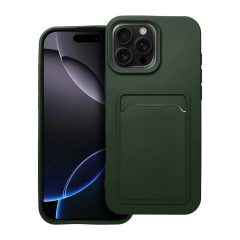 iPhone 16 Pro Max készülékhez Card Case tok zöld