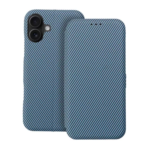 FOLIO Side Magnet könyvtok iPhone 16 Plus készülékhez kék