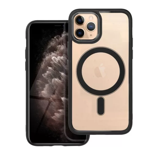 iPhone 11 Pro készülékhez Color Edge Mag Cover MagSafe-kompatibilis tok, fekete
