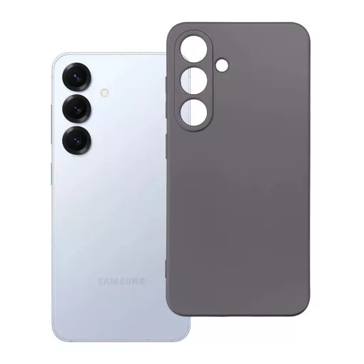 Samsung S25 készülékhez tok, metál szürke