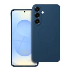   Silicone Mag Cover tok MagSafe-kompatibilis Samsung S25 Plus készülékhez kék