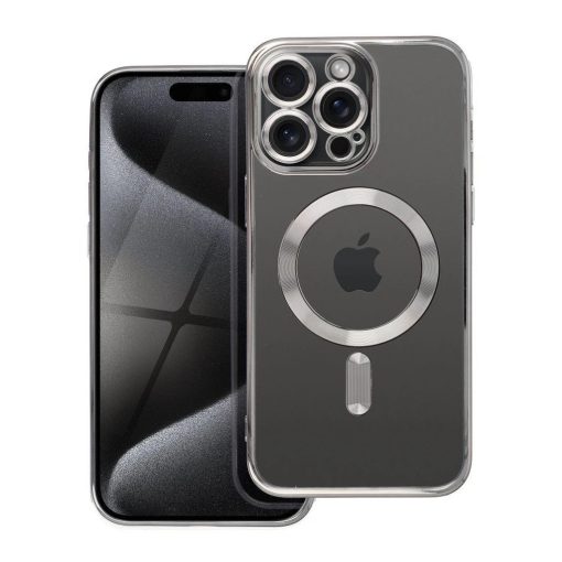 Apple iPhone 15 Pro Max készülékhez MagSafe-kompatibilis Electro Mag tok titánszürke