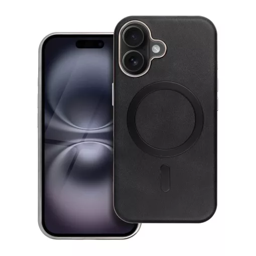 Tok iPhone 17 készülékhez, AIR Gentleman Mag Cover, MagSafe-kompatibilis, fekete