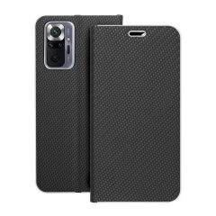   LUNA Book Carbon tok Xiaomi Redmi Note 10 Pro készülékhez fekete