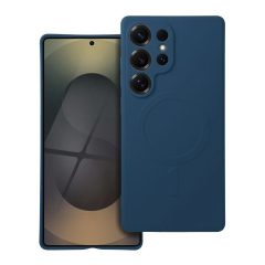   Szilikon MagSafe-kompatibilis tok Samsung Galaxy S25 Ultra készülékhez, kék