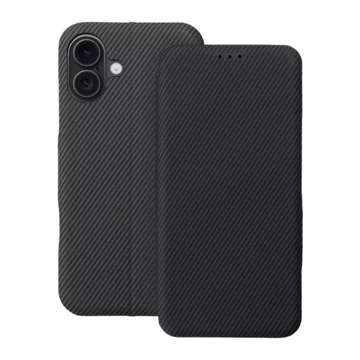 FOLIO Side Magnet könyvtok iPhone 16 Plus készülékhez szürke