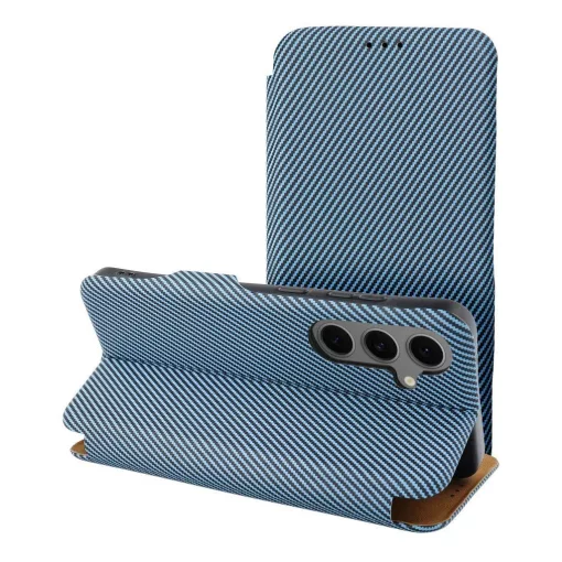 FOLIO Side Magnet flip tok S-PEN kompatibilis Samsung S24 Ultra készülékhez kék