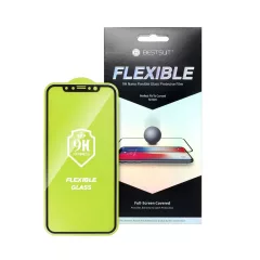   Bestsuit Flexible Hybrid Glass 5D kijelzővédő Apple iPhone 14 Pro készülékhez fekete
