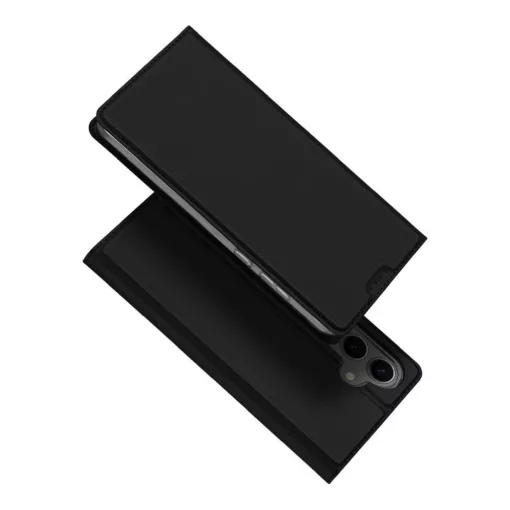 DUX DUCIS SKIN PRO pénztárca tok Samsung S24 FE készülékhez fekete