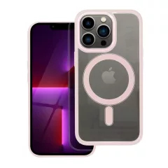   iPhone 13 PRO készülékhez Color Edge Mag Cover MagSafe-kompatibilis tok rózsaszín