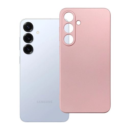 Samsung S25 PLUS tok készülékhez metál rózsaszín