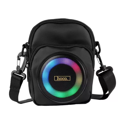 Hoco HC41 Bluetooth hangszóró, 8W, 3 órás üzemidő, válltáska formájú, 1,5 l, fekete