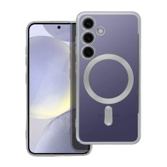   Samsung S24 készülékhez Electro Mag Cover tok MagSafe-kompatibilis ezüst