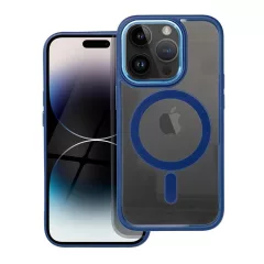   iPhone 14 Pro készülékhez Color Edge Mag Cover tok, MagSafe kompatibilis, kék