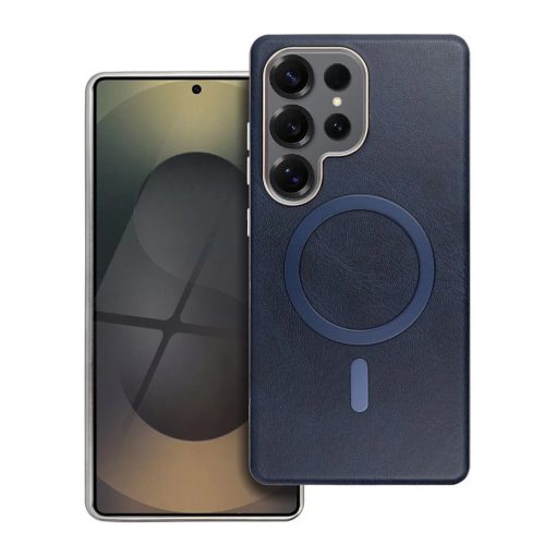 Gentleman Mag Cover tok Samsung Galaxy A17 készülékhez, MagSafe-kompatibilis, tengerészkék