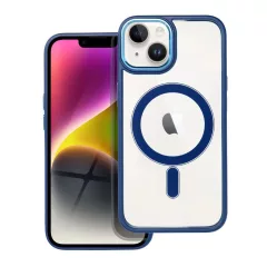   Color Edge Mag Cover tok iPhone 14 készülékhez MagSafe-kompatibilis kék