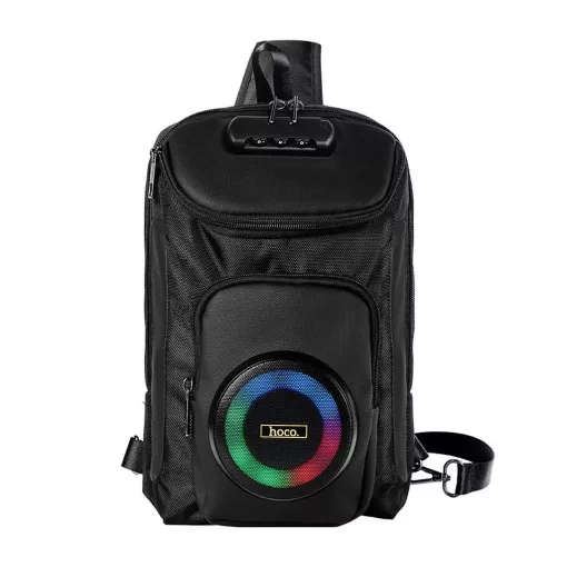Hoco HC42 8W-os Bluetooth hangszóró, 3 órás üzemidő, hátizsák formájú, 6 literes, fekete
