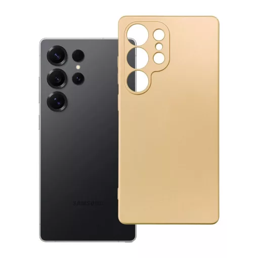 Tok Samsung Galaxy S25 ULTRA készülékhez, metál arany