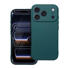 iPhone 17 PRO készülékhez matt tok sötét zöld