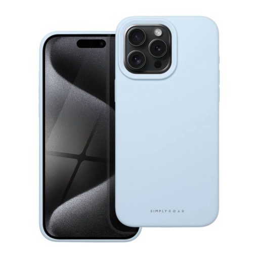 ROAR case CLOUD SKIN tok iPhone 15 Pro Max készülékhez világoskék