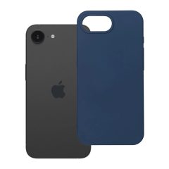   Szilikon tok iPhone 16e (SE 4 2025) és 17e készülékhez, kék