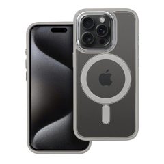   Color Edge Mag Cover tok iPhone 15 Pro készülékhez, MagSafe kompatibilis, titánszürke