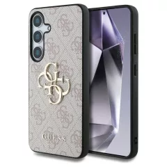   GUESS tok Samsung S25 készülékhez GUHCS25S4GMGPI (4G PU Big Logo) rózsaszín