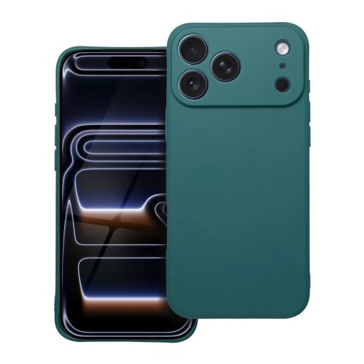 iPhone 17 PRO MAX tok készülékhez matt sötétzöld