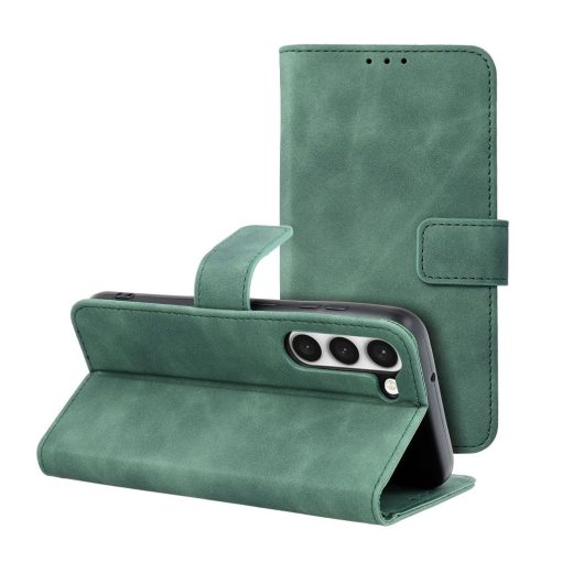 TENDER könyvtok Samsung Galaxy S23 készülékhez zöld