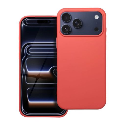 Szilikon tok iPhone 17 Pro Max készülékhez barack