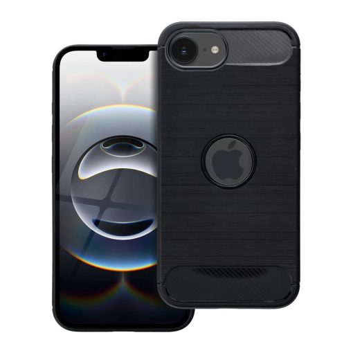 iPhone 16e (SE 4 2025) és 17e készülékhez tok, fekete