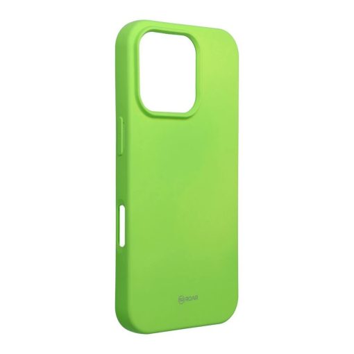 ROAR case ALL DAY COLORFUL JELLY tok iPhone 16 Pro készülékhez limezöld