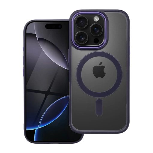 Color Edge Mag Cover tok iPhone 16 PRO készülékhez MagSafe-kompatibilis lila