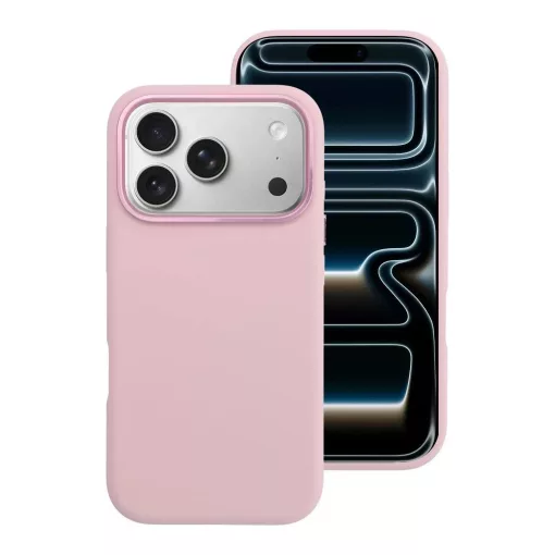 Forcell F-Protect Frame Premium tok iPhone 17 Pro készülékhez, MagSafe kompatibilis, rózsaszín