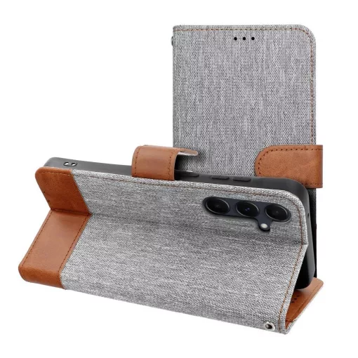 JEANS Book fliptok Samsung A35 5G készülékhez szürke