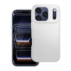 iPhone 17 PRO készülékhez csillogó ezüst tok