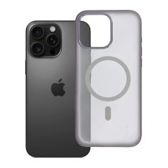   iPhone 16 PRO MAX készülékhez Flexline Mag Cover tok, MagSafe-kompatibilis, szürke