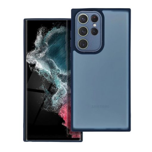 VARIETE tok Samsung S22 Ultra készülékhez tengerkék