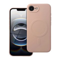   Silicone Mag Cover MagSafe-kompatibilis tok iPhone 16e/17e készülékhez, rózsaszín