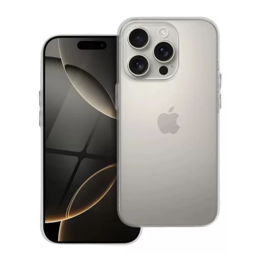 Ultravékony matt tok iPhone 16 PRO MAX készülékhez átlátszó