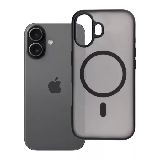 Flexline Mag Cover tok iPhone 17 készülékhez MagSafe-kompatibilis fekete