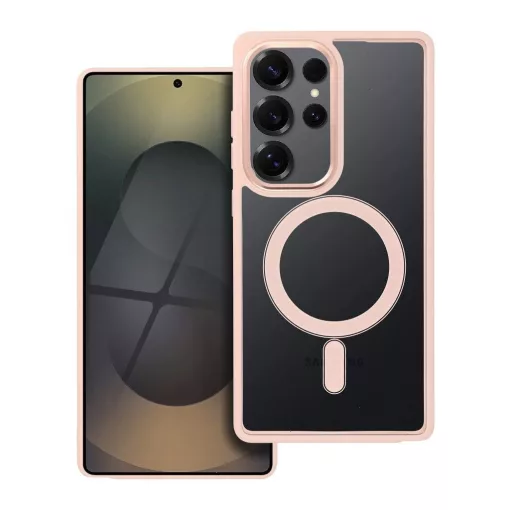 Samsung S25 ULTRA készülékhez Color Edge Mag Cover MagSafe-kompatibilis tok, rózsaszín