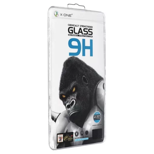 X-ONE Full Cover Extra Strong Crystal Clear edzett üvegfólia iPhone 11 Pro készülékhez (full glue, 9H)
