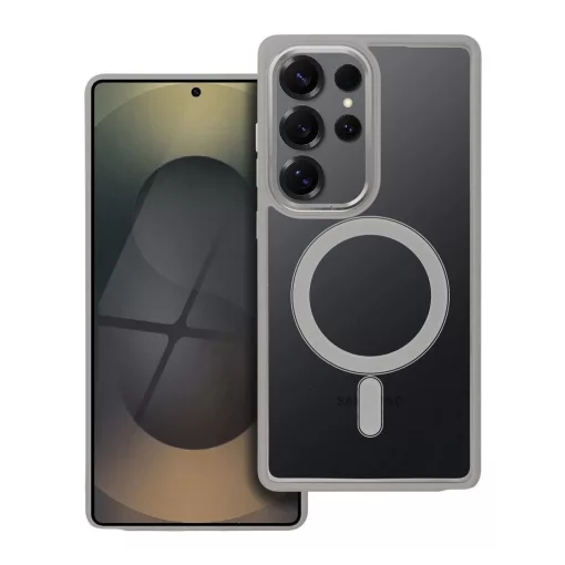 Color Edge Mag Cover tok Samsung S25 ULTRA készülékhez MagSafe-kompatibilis titánszürke