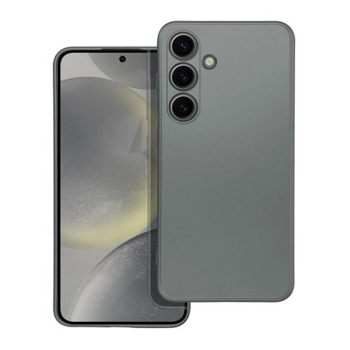 Samsung S24 készülékhez tok, metál szürke