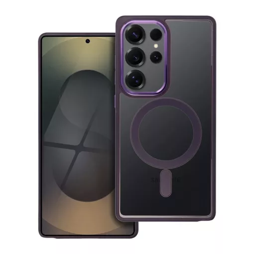 Samsung S25 ULTRA készülékhez Color Edge Mag Cover tok, MagSafe-kompatibilis, lila